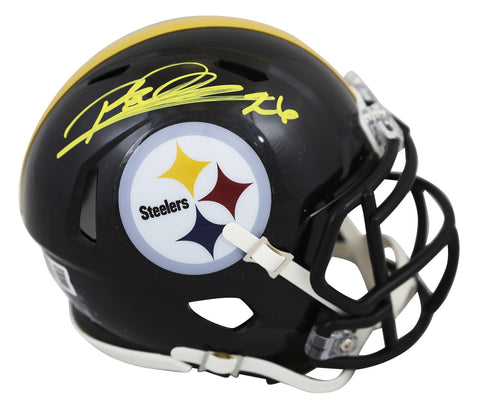 Steelers Rod Woodson Authentic Signed Speed Mini Helmet BAS Witnessed