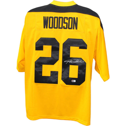 Rod Woodson Signed M&N Legacy Pittsburgh Steelers Jersey BAS 44512