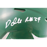 Darrelle Revis Autographed New York Jets TB Mini Helmet Beckett Witness 51442