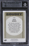 Pete Weber Auth Signed 2019 UD Goodwin Champions Goudey #G48 Card BAS Slabbed
