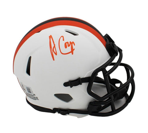 Amari Cooper Signed Cleveland Browns Speed Lunar NFL Mini Helmet