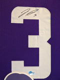 FRAMED MINNESOTA VIKINGS JORDAN ADDISON AUTOGRAPHED SIGNED JERSEY BECKETT HOLO