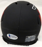 TYRANN MATHIEU AUTOGRAPHED CHIEFS ECLIPSE BLACK SPEED MINI HELMET BECKETT 185747