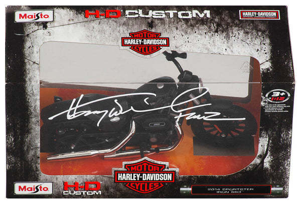 Henry Winkler Signed Harley 2014 Iron 883 1:12 Scale Motorcycle w/Fonz -(SS COA)