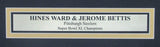 Hines Ward & Jerome Bettis Steelers Autographed/Framed 16x20 Photo JSA 141713