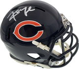 KHALIL MACK AUTOGRAPHED CHICAGO BEARS MINI HELMET BECKETT BAS STOCK #148626