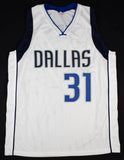 Jason Terry Signed Dallas Mavericks White Home Jersey (JSA COA) Ex-Arizona Guard