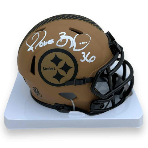 Jerome Bettis Autographed Signed Steelers 2023 STS Speed Mini Helmet - Beckett