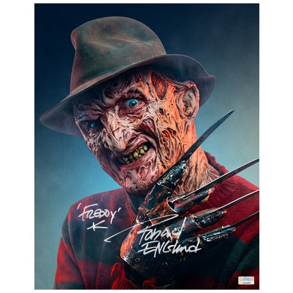 Robert Englund Autographed Nightmare on Elm St Freddy Dreamweaver 11x14 Photo