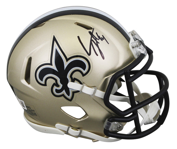 Saints Cameron Jordan Authentic Signed Speed Mini Helmet BAS Witnessed