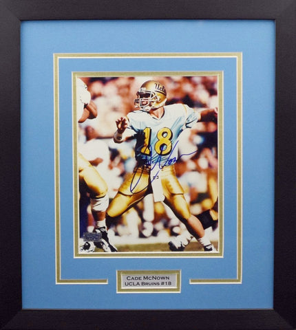 CADE McNOWN AUTOGRAPHED UCLA BRUINS 8x10 FRAMED PHOTO COA