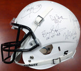 HEISMAN WINNERS AUTOGRAPHED FULL SIZE HELMET 24 SIGS SANDERS STEINER 121615