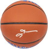 ALLEN IVERSON AUTOGRAPHED SIGNED 76ERS LOGO BASKETBALL BECKETT WITNESS 232870