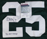 Dorsey Levens Signed Green Bay Packers Jersey Inscribed "SB XXXI Champs"/JSA COA