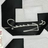 FRAMED Autographed/Signed MERRIL HOGE 33x42 Pittsburgh White Jersey JSA COA Auto