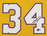 Shaquille O'Neal Signed Los Angeles Lakers 35"x 43" Framed Jersey (Beckett) Shaq
