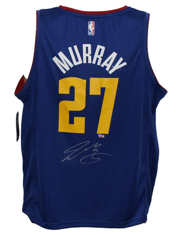 Jamal Murray Autographed Denver Nuggets Blue Fastbreak XL Jersey FAN 39647