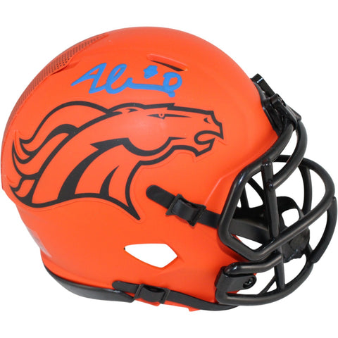 Jonathon Cooper Auographed Denver Broncos Rave Mini Helmet Beckett Witness 52838