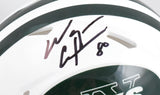 Wayne Chrebet Autographed New York Jets Speed Mini Helmet - Beckett W Hologram