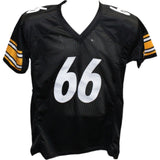 Alan Faneca Autographed/Signed Pro Style Black Jersey Beckett 42611