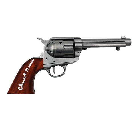 Chuck Norris Signed 45 Caliber Peacemaker Replica Prop