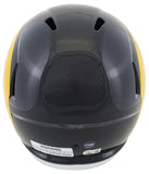 Rams Kurt Warner & Marshall Faulk Signed 81-99 TB F/S Speed Rep Helmet BAS Wit