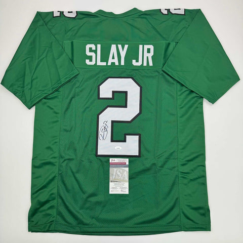 Autographed/Signed Darius Slay Jr. Philadelphia Kelly Green Jersey JSA COA