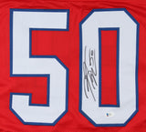 Rob Ninkovich Signed New England Patriots Jersey (Beckett COA)2xSuper Bowl Champ