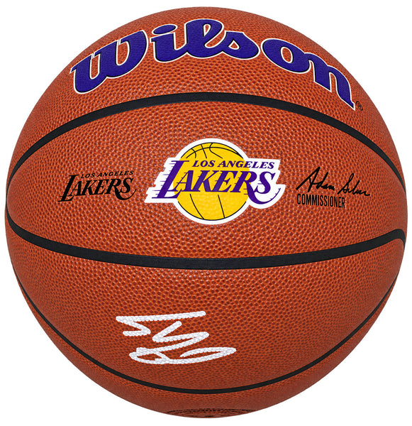 SHAQUILLE O'NEAL SIGNED LOS ANGELES LAKERS LOGO WILSON NBA BASKETBALL BECKETT