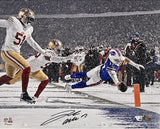 Josh Allen Autographed Bills "Diving TD In The Snow" 16" x 20" Photo Fanatics