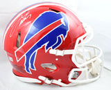 Josh Allen Signed Buffalo Bills F/S Speed Authentic Helmet - Beckett W Hologram