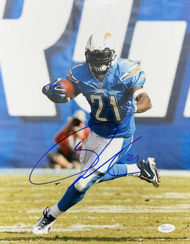 LaDainian Tomlinson HOF Autographed/Signed 11x14 Photo Chargers JSA 211694