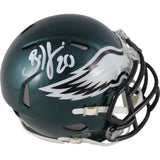 Brian Dawkins Autographed Philadelphia Eagles Speed Mini Helmet Beckett 49117