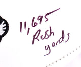 Fred Taylor Autographed Jaguars Logo Football w/11,698 yds. -Beckett W Hologram