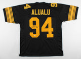 Tyson Alualu Signed Pittsburgh Steelers Color Rush Jersey (Beckett) Def. End
