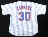 Edward Cabrera Signed Chicago Cubs Pinstriped Jersey (Wilder) Newest Cub Pitcher