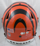 Ja'Marr Chase Signed Bengals F/S Authentic Speed Flex Helmet - Beckett W Holo