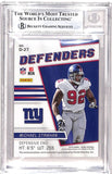 Michael Strahan Autographed 2019 Score #D-27 Card Beckett 38983