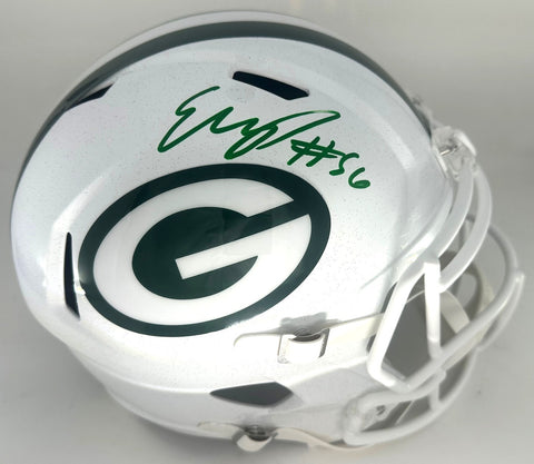 Packers EDGERRIN COOPER Signed Full Size Replica WHITE OUT Helmet AUTO - BAS