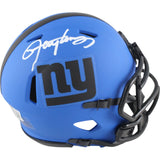 Lawrence Taylor Autographed New York Giants Rave Mini Helmet Beckett 49748