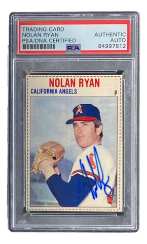 Nolan Ryan Signed California Angels 1979 Hostess #101 Trading Card PSA/DNA