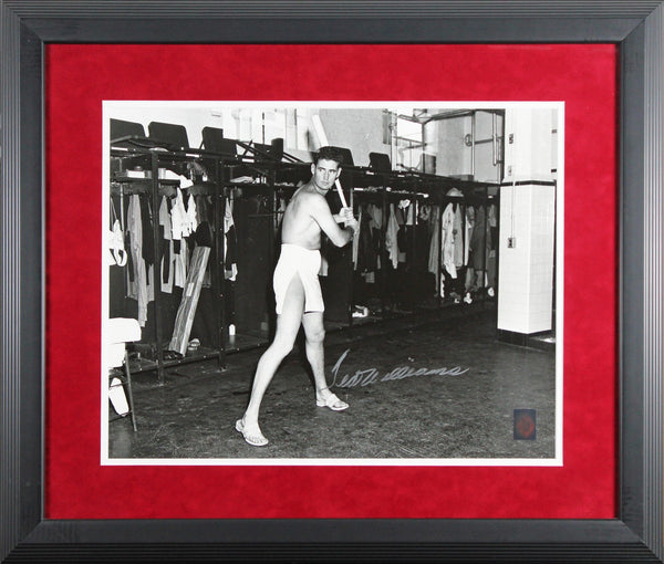 Red Sox Ted Williams Authentic Signed 16x20 Framed Photo BAS #AG010161