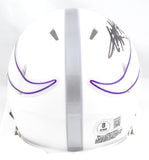 Adrian Peterson Autographed Vikings Alt 24 Speed Mini Helmet-Beckett W Hologram