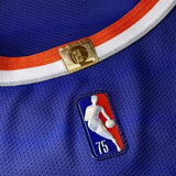 Framed RJ Barrett New York Knicks Signed Blue Diamond Authentic Jersey