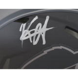 Keon Coleman Autographed/Signed Buffalo Bills Slate Mini Helmet Beckett 48625