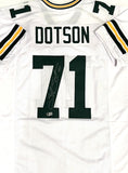 Packers SB 31 Champ SANTANA DOTSON Signed Custom Replica White Jersey AUTO - BAS