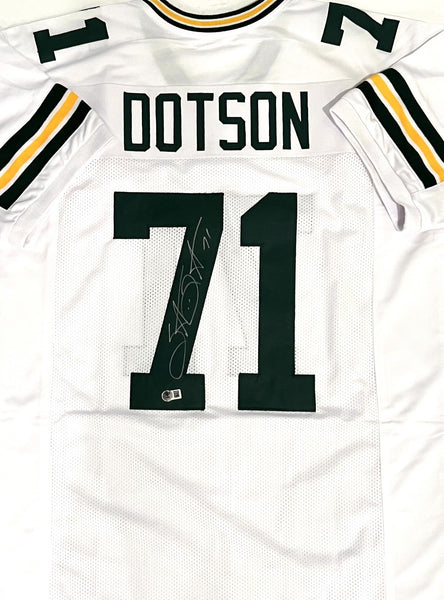 Packers SB 31 Champ SANTANA DOTSON Signed Custom Replica White Jersey AUTO - BAS