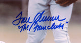 Tom Seaver Signed New York Mets Unframed 8x10 Thowing Ball MLB Photo -Franchise
