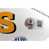 Jerome Bettis Autographed Pittsburgh Steelers Logo Football Beckett W 51824