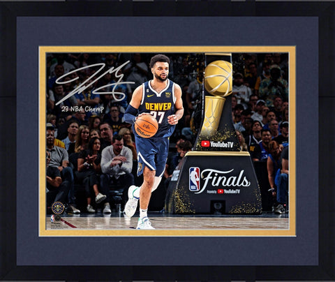 FRMD Jamal Murray Nuggets 2023 NBA Finals Champs Signed 16x20 Action Photo w/Ins